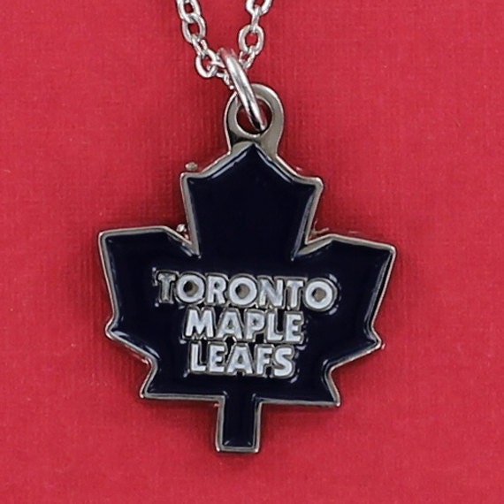Toronto Maple Leafs Necklace Nhl Team Logo Pewter Pendant On Image 0