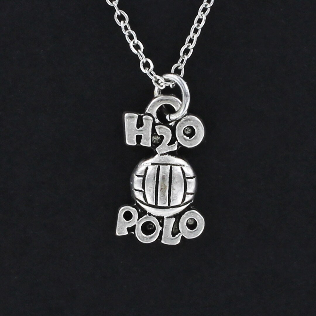 WATER POLO Necklace Pewter Charm on Cable Chain Choice of Etsy