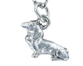 Pewter 3D Dachshund Dog Necklace – Doxie Charm Pendant, Wiener Dog Gift, Choice of Chain
