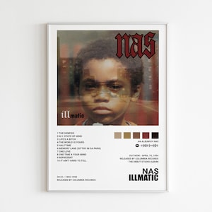 Lil Nas Posters / Illmatic Poster / Lil Nas X, Montero / Album Cover Poster / Tracklist Poster, Custom Poster, Call Me By Your Name