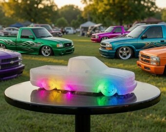 Transparent 1:18 Scaled Chevy S10 mini truck