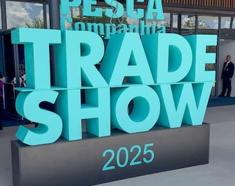 Freestanding 3D Logo Letters | Trade Show, Reception Desk and Event Display | Custom Metal or Acrylic Sign
