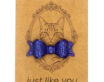 Cat Bow Charm Gift • Funny Cat Lover Trinket • Twisted Trinkets • Purrfectly Unbothered • 3 for 15
