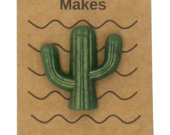 Cactus Pocket Charm Card | Funny Pun Gift | “Fan-cactus Day” | Cute Encouragement Gift | 3 for 15 Bundle | Twisted Trinkets