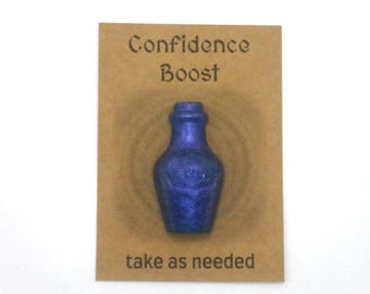 de poche Potion magique | Cadeau d'encouragement | Soulagement de l'anxiété | Charm petite bouteille | Cadeau de motivation | Pack de soins | Bibelots torsadés