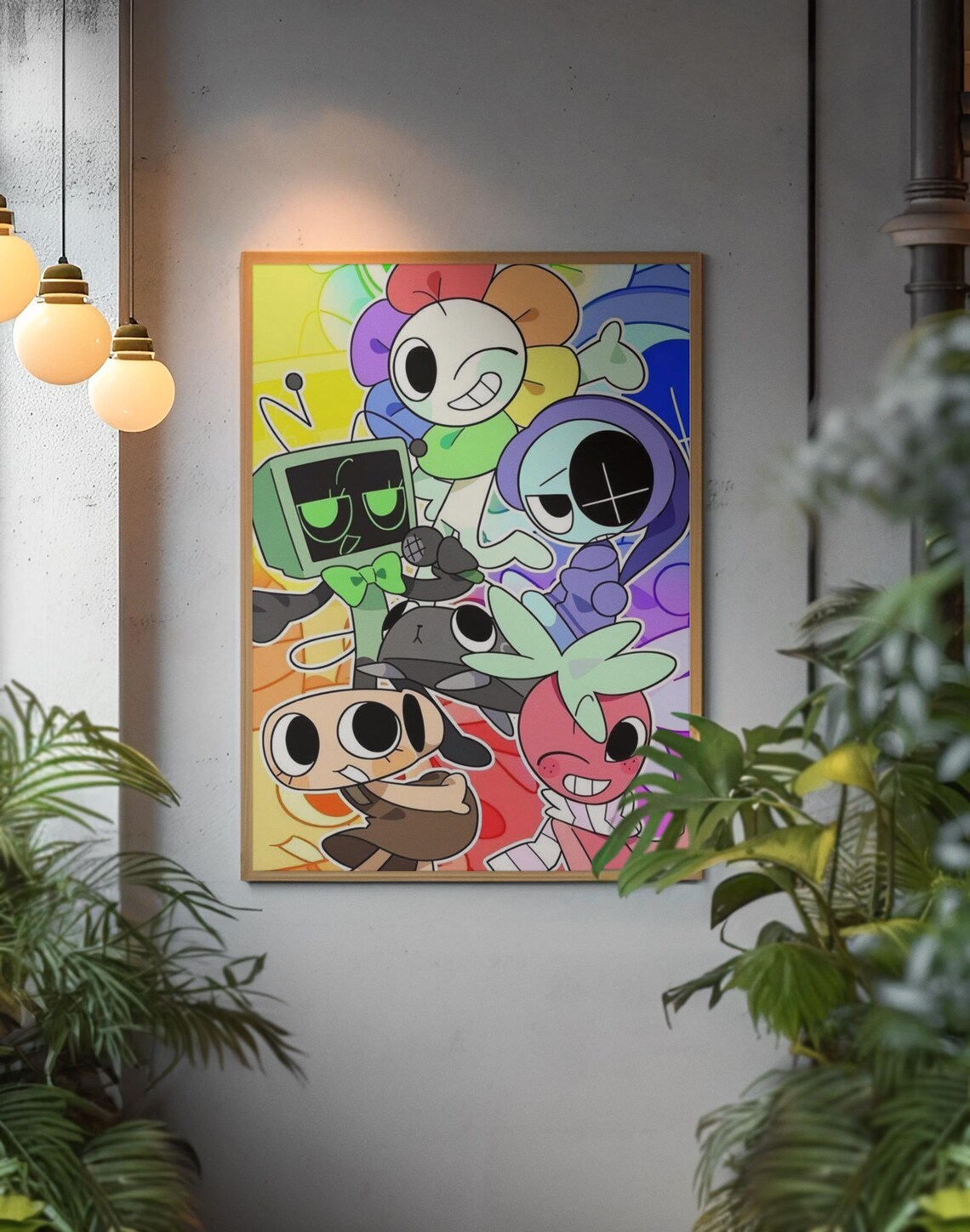 Dandys World Poster | Indie Game Wall Art | Cartoon Horror Print ...