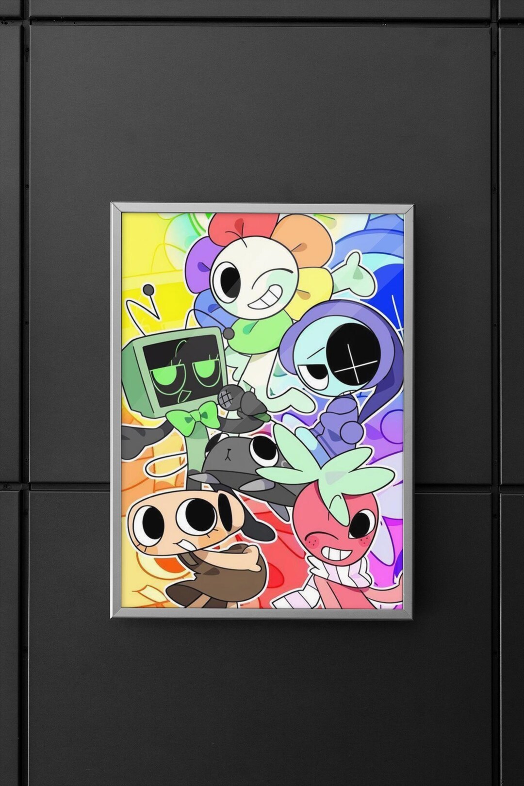 Dandys World Poster | Indie Game Wandkunst | Cartoon Horror Druck ...