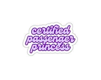 Adesivo certificato per passeggera principessa epilettica