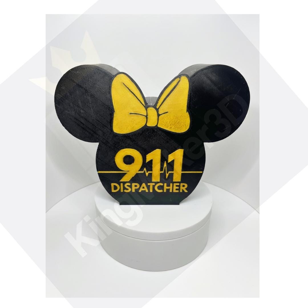Mickey or Minnie Pen & Pencil Holder | First Responder 911 Dispatcher ...