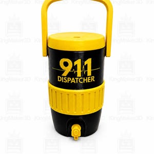 Enfriador de latas impreso en 3D con asa / Se adapta a latas estándar de 355 ml / Soporte portátil para bebidas / Accesorio de moda para bebidas de verano / Regalo adorable