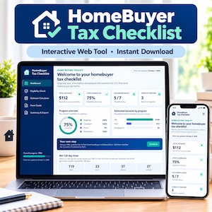 First-Time Homebuyer Tax Guide USA | Mortgage Interest Deduction Planner | Offline Interactive App