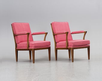 Josef Frank 868 Sillones Svenskt Tenn Par Rosa