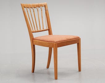 Josef Frank 1165 Silla Svenskt Tenn Respaldo de ratán