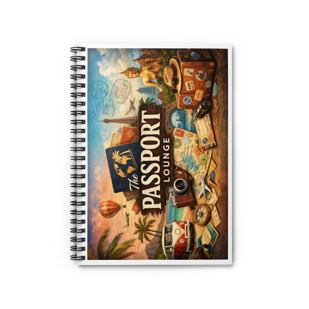 Customized Notebook | Spiral Ruled Journal - Etsy