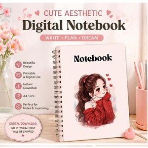 Kids Notebook Printable – Printable Kids Activity Book – Digital Download