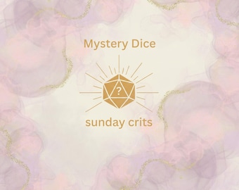 Dnd Dice - Mystery Dice Set - Metal dice - liquid core dice - Sharp edge dice