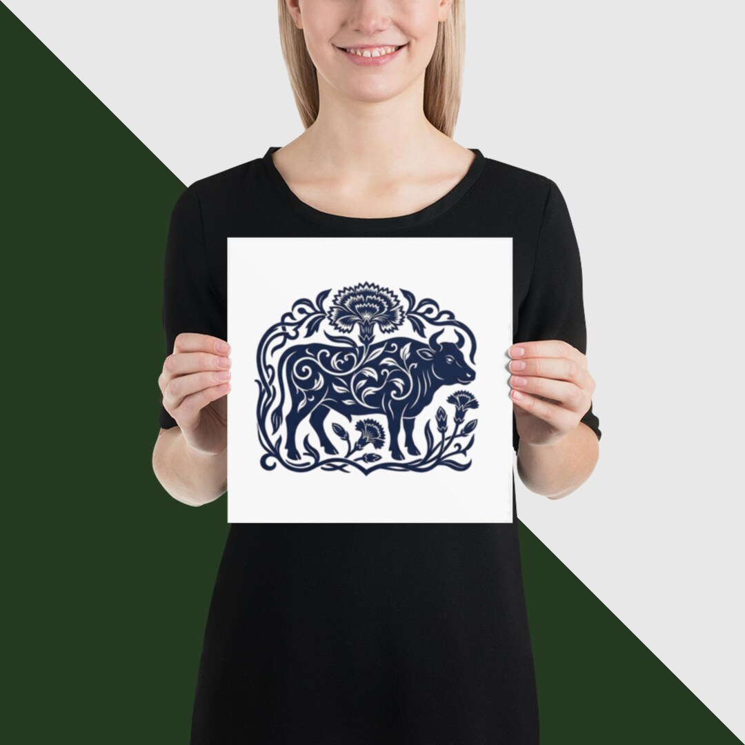 Family Crest Poster for Those Born in May, Year of the Ox - Etsy Canada