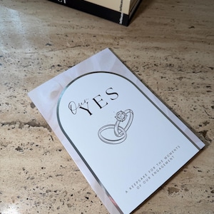 Album dei ricordi di fidanzamento in formato A5: cattura i ricordi della proposta di matrimonio, diario dei ricordi fatto a mano