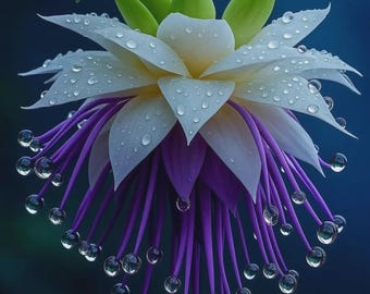 200 Mixed Fuchsia Flower Seeds Heirloom Garden Plant