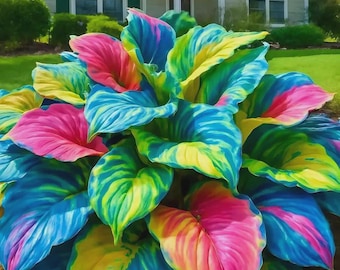 105+ Rare Hosta Seeds Shade Loving Perennial Garden Plant