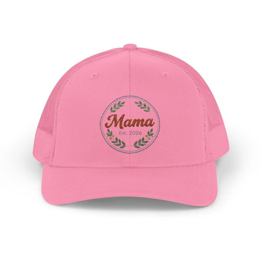 Pink Rv Hat Mama Floral Snapback Cap | Pink Trucker Hat - Etsy