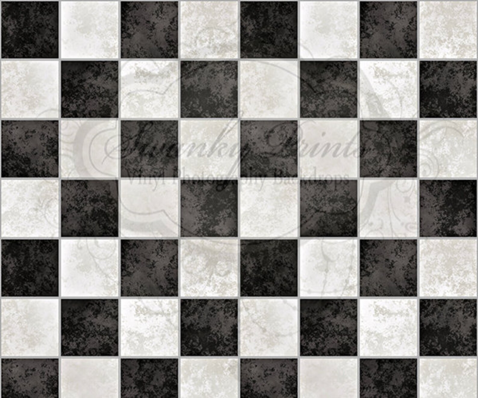 6ft X 5ft Photography Backdrop / Black and White Tiles Etsy