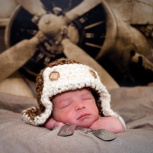 NEW ITEM 5ft x 5ft Vinyl Photography Backdrop / Vintage Airplane / Grunge