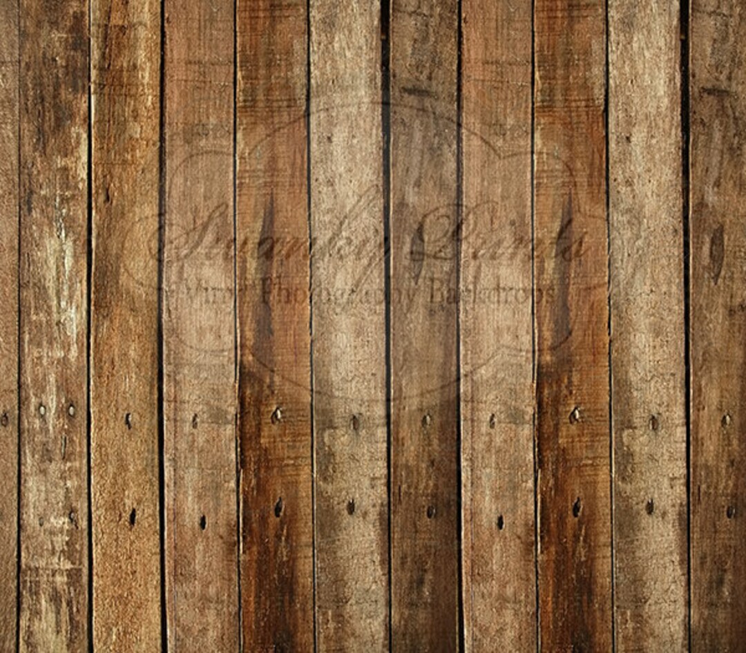 8ft X 7ft Vinyl Photography Backdrop / Western Wood / Custom Photo Prop ...