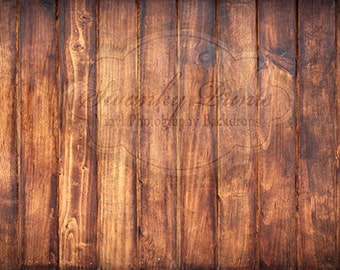 10ft x 5ft Vinyl Photography Backdrop /  Dark Grunge Wood LARGE