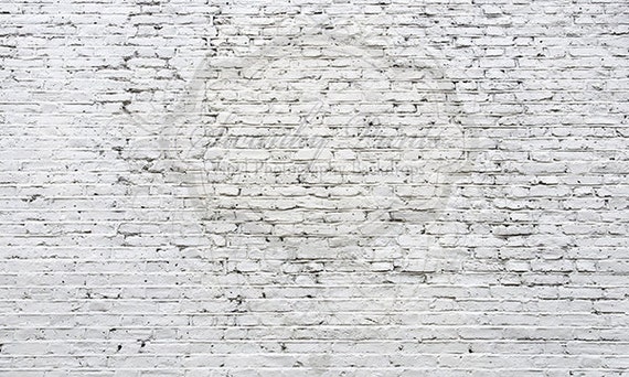 10ft X 6ft Distressed White Brick Wall Perfect For Newborns Etsy