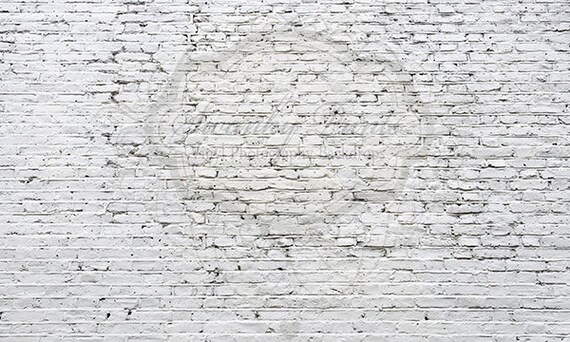 10ft X 6ft Distressed White Brick Wall Perfect For Newborns Etsy