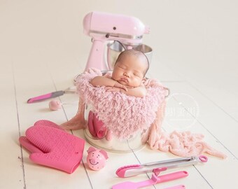 Two In One 5ft x 7ft Vinyl Photography Backdrop / Solid Cream and Cream Wood