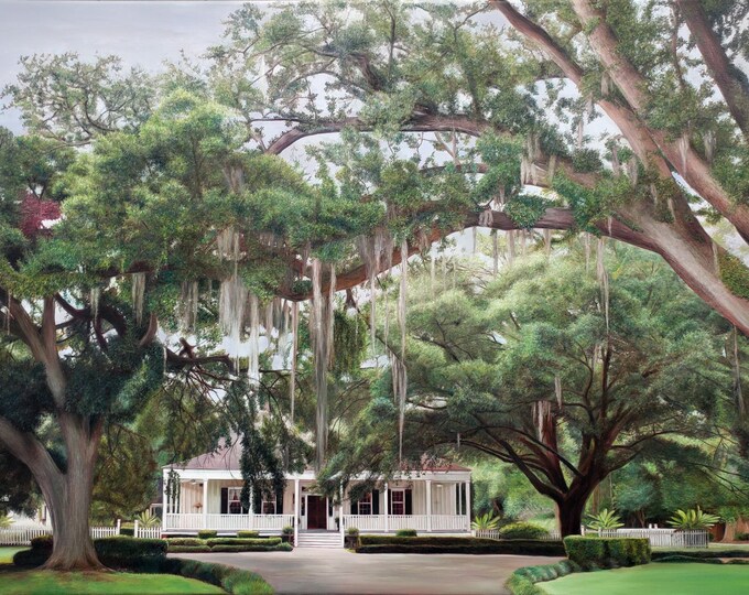 CUSTOM HOUSE PAINTING - House Portrait - Portrait of House - Housewarming Gift