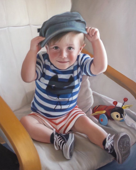 CUSTOM PORTRAIT - Custom Oil Painting - Perfect Gift - Painting from your Photos