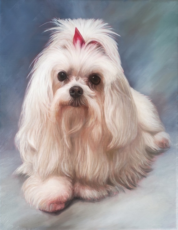 Custom Pet Portrait - Pet Painting - Oil painting - Perfect Gift - DOG PAINTING