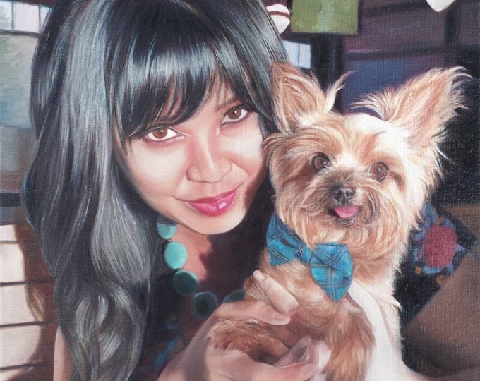 CUSTOM PORTRAIT - Oil Painting - Family Portrait - Custom Painting - Pet Portrait