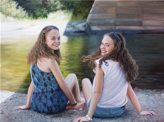 Custom Portrait - Oil Painting - Custom Painting - Family Portrait - Unique Gift