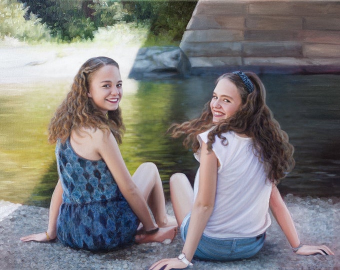 Custom Portrait - Oil Painting - Custom Painting - Family Portrait - Unique Gift