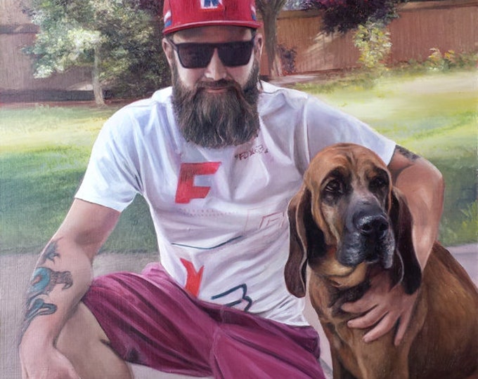 Custom Portrait - Custom Pet Painting - Oil Painting - Custom Painting for Photo - Pet Portrait