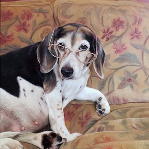 CUSTOM PET PORTRAIT - Oil Painting - Dog Painting - Pet Painting - Dog Art - Perfect Gift