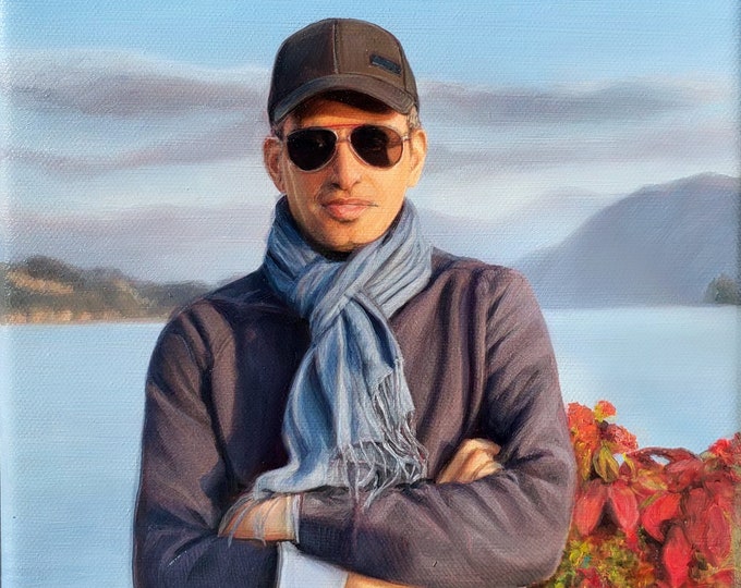 CUSTOM OIL PORTRAIT - Custom Painting of People - Realistic Oil Painting on Canvas - Commissioned Artwork