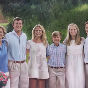 CUSTOM PORTRAIT - Oil Painting - Family Portrait - Custom Painting - Perfect Gift