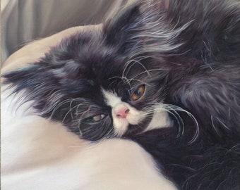 Custom Pet Portrait - Cat Painting - Cat Portrait - Perfect gift