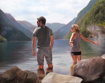 Custom Portrait - Oil Painting - Custom Landscape - Perfect Anniversary Gift