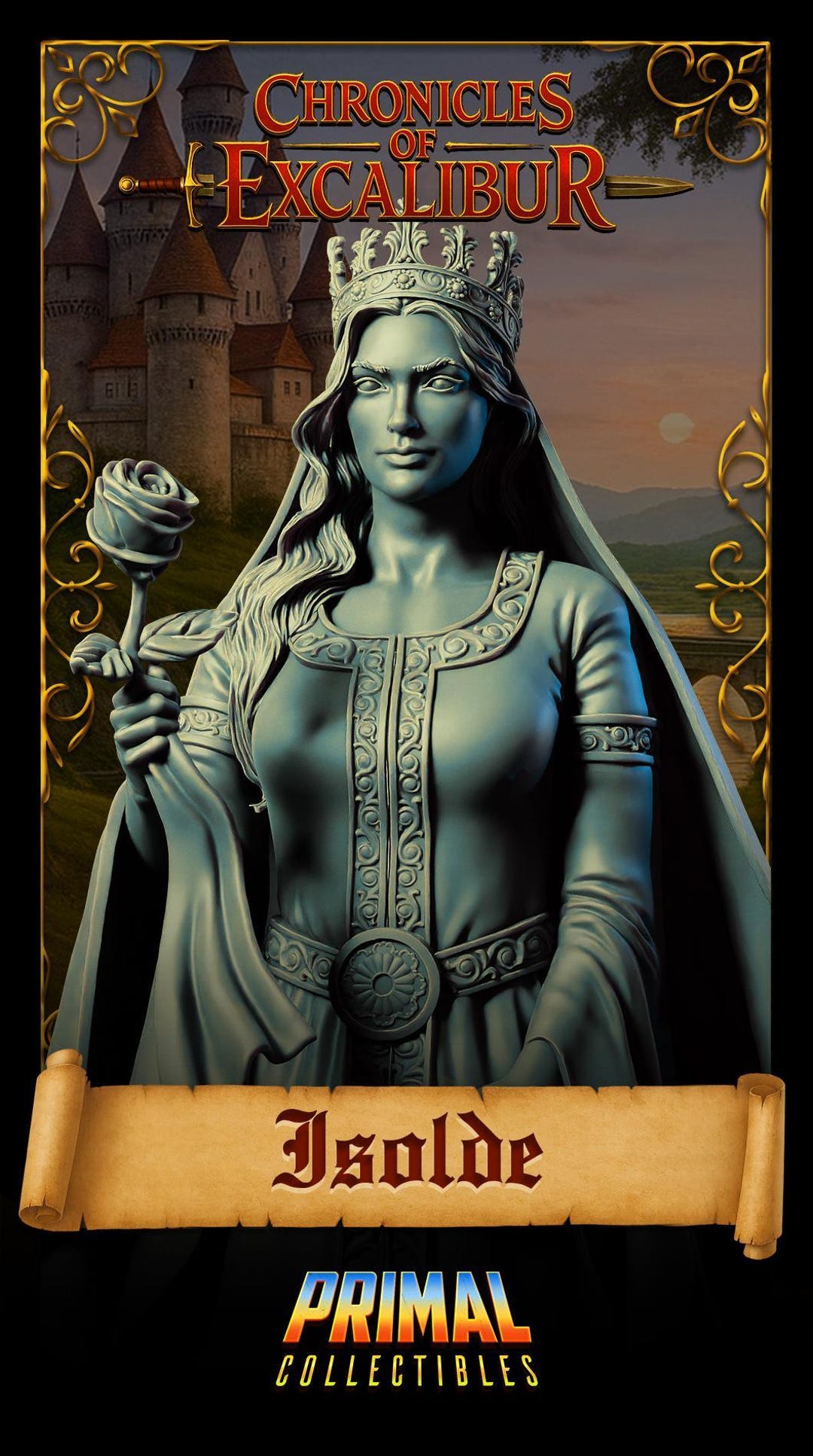 Princess Islode Princess Isolde - Chronicles of Excalibur- Primal Collectibles - Etsy
