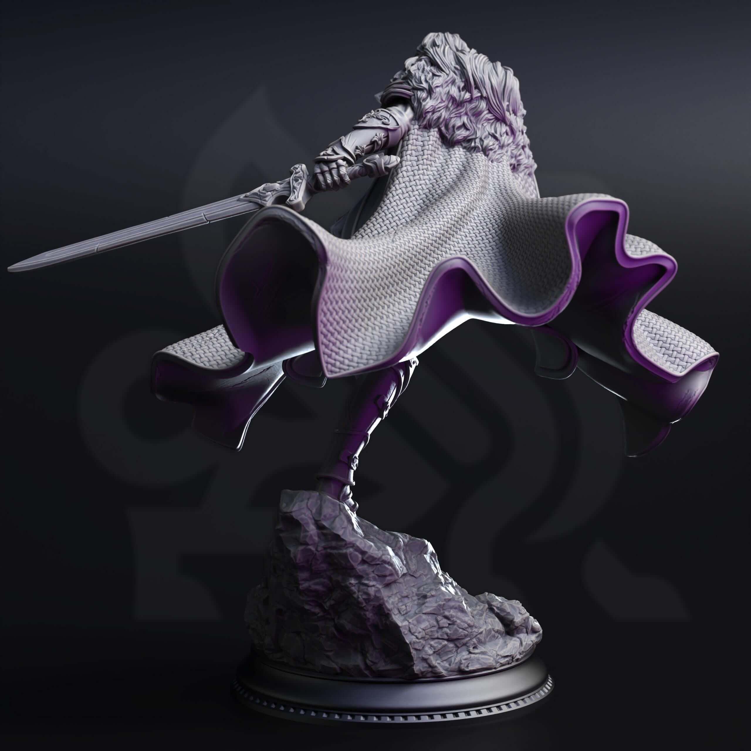 Female Human Fighter - Morgana Lynch - DM Stash - Etsy