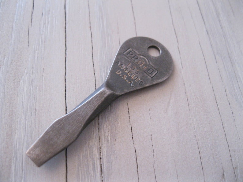 Vintage Proto Pocket Screwdriver Advertising Keychain Etsy