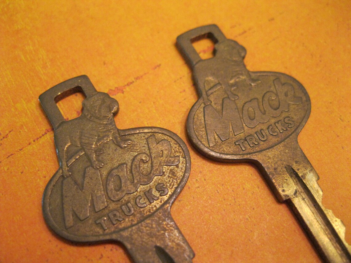 Vintage Mack Truck Keys and Lock Etsy