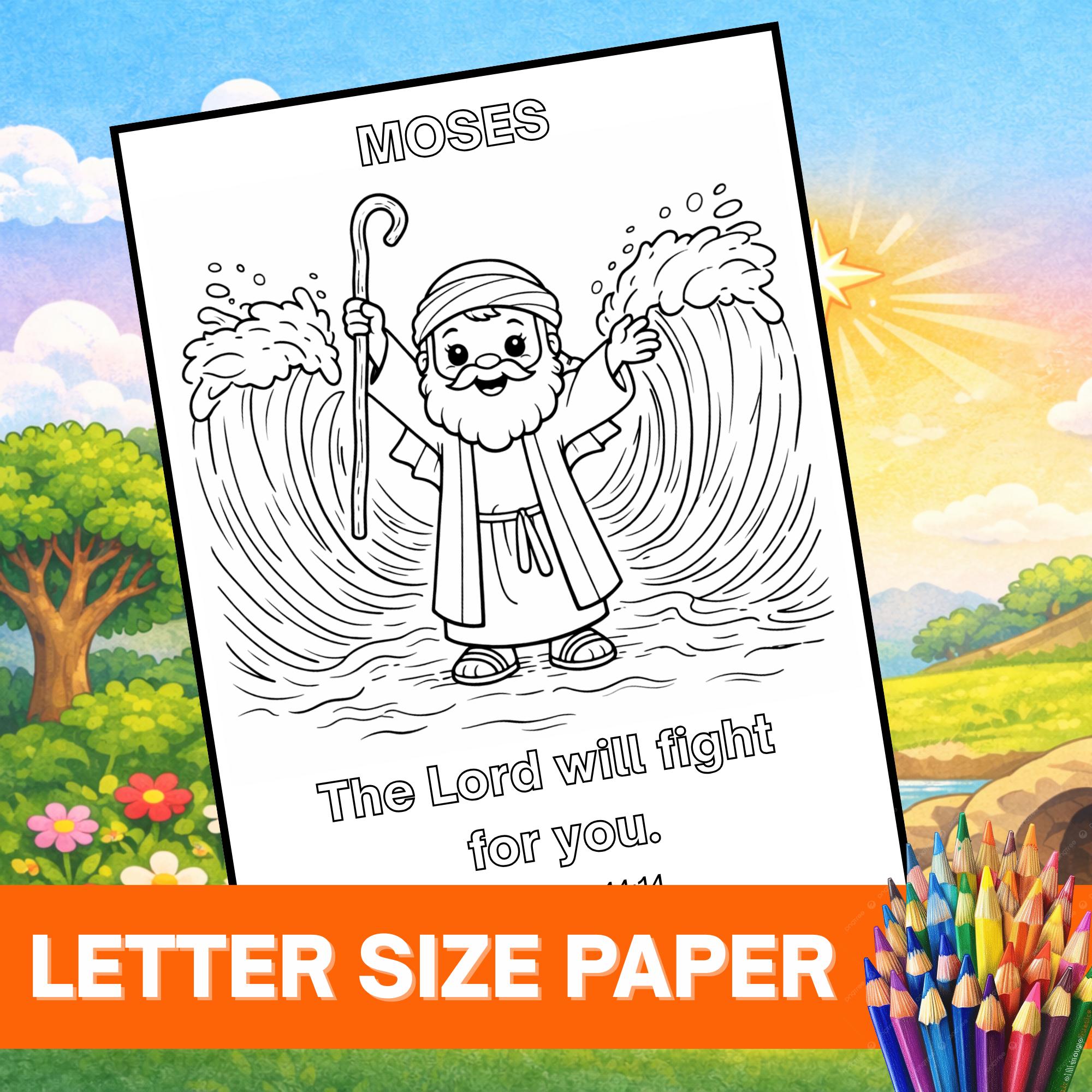 30 Bible Coloring Pages for Kids | Printable Christian Coloring Book ...