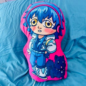 Double sided Aoba Seragaki Dramatical Murder stuffed character pillow